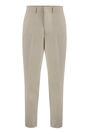 E-Motion Wool blend trousers-0